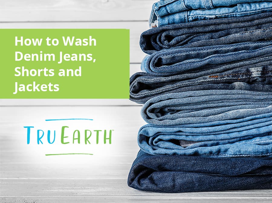 How to Wash Denim Jeans, Shorts and Jackets